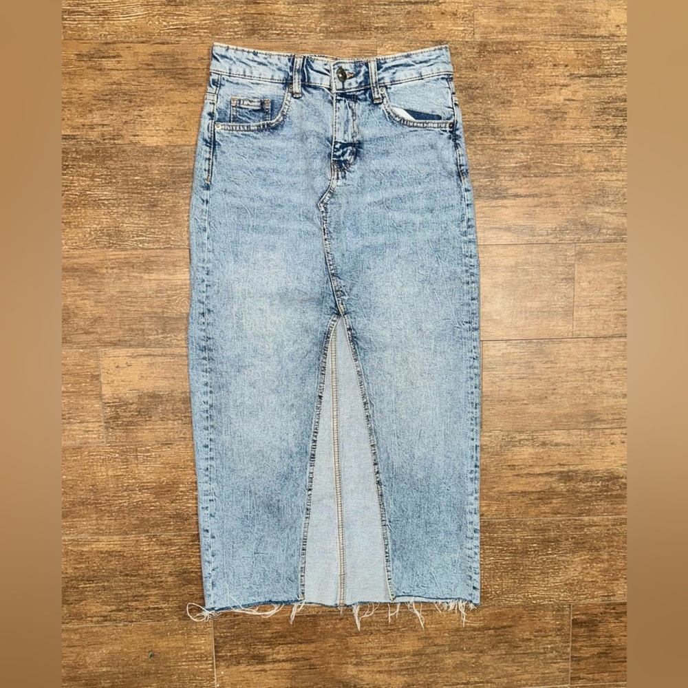 Classic Blue Denim Women's Skirt